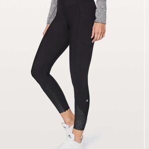 Lululemon tight stuff tights black 8